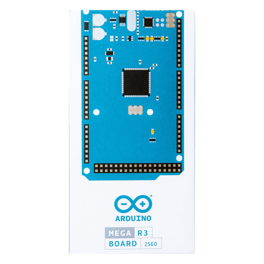 Blue Arduino MEGA 2560 Rev3 microcontroller board with multiple digital and analog pins for electrónica proyectos and. - Arduino MEGA 2560 Rev3 - Microbot México - Default Title