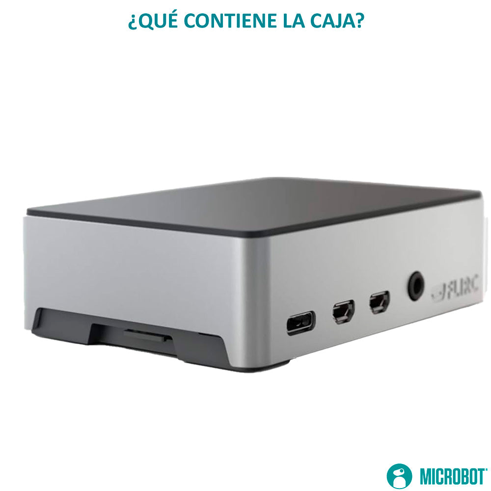 Carcasa Aluminio FLIRC para Raspberry Pi 4 Disipador Pasivo