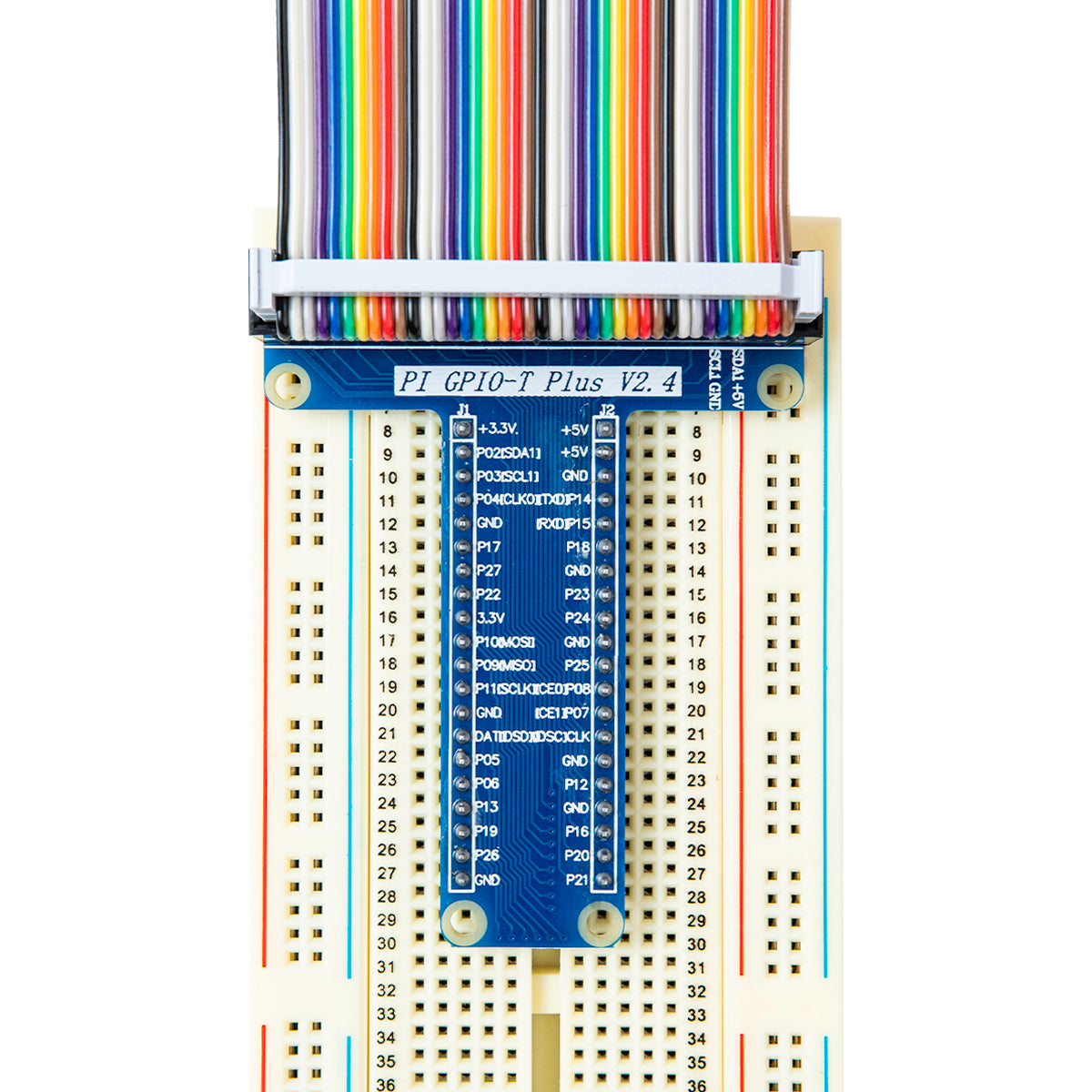 Tarjeta Gpio Extension Tipo T Cable 20cm