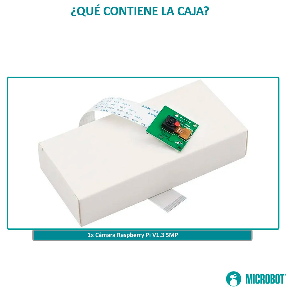 Cámara Raspberry Pi 5MP V1.3 OV5647 CSI 1080p