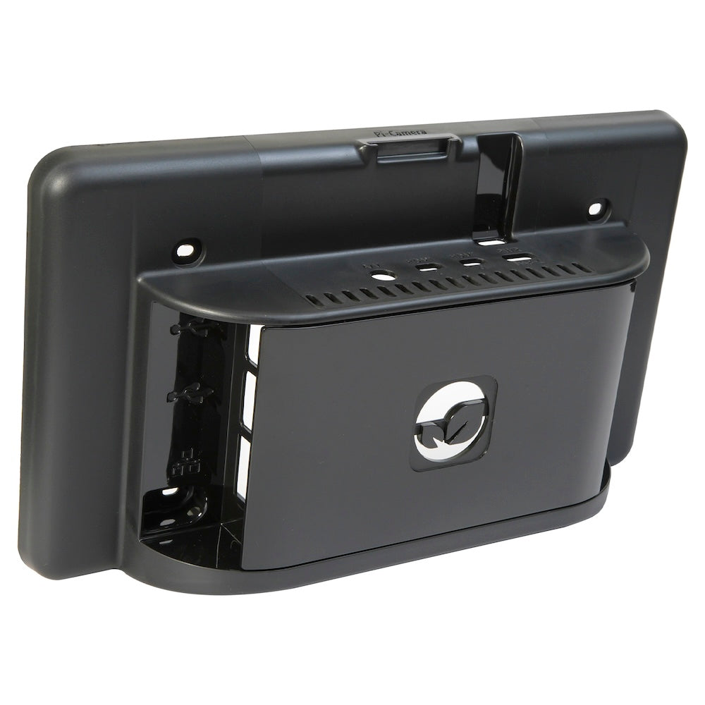 Black official Raspberry Pi 4 case with 7-inch display, ventilated design ideal for microcontroladores and electrónica. - Carcasa Raspberry Pi 4 Pantalla 7 Pulgadas Oficial - Microbot México - Default Title