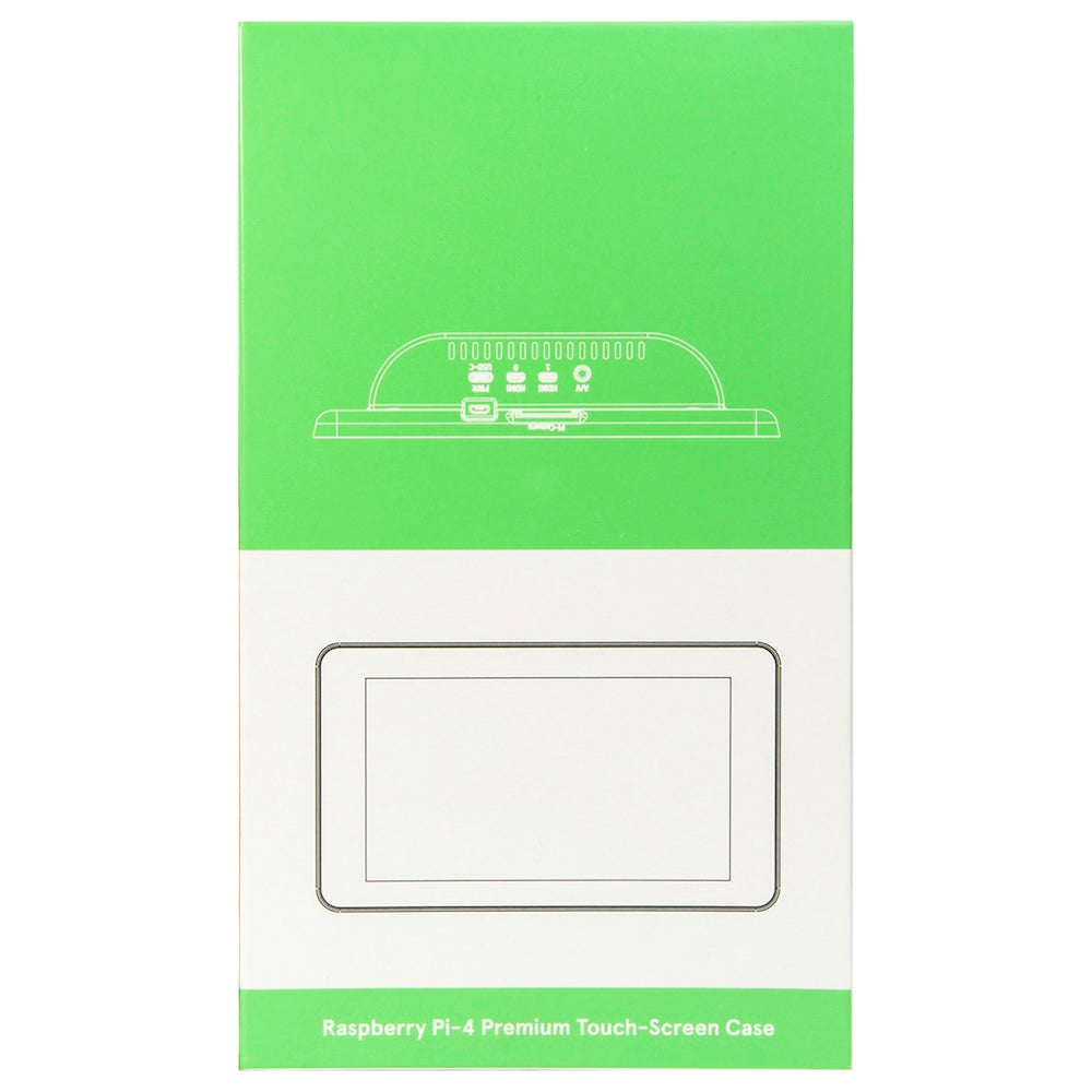 Raspberry Pi 4 official 7-inch screen case packaging for electrónica and componentes proyectos with microcontroladores and. - Carcasa Raspberry Pi 4 Pantalla 7 Pulgadas Oficial - Microbot México - Default Title
