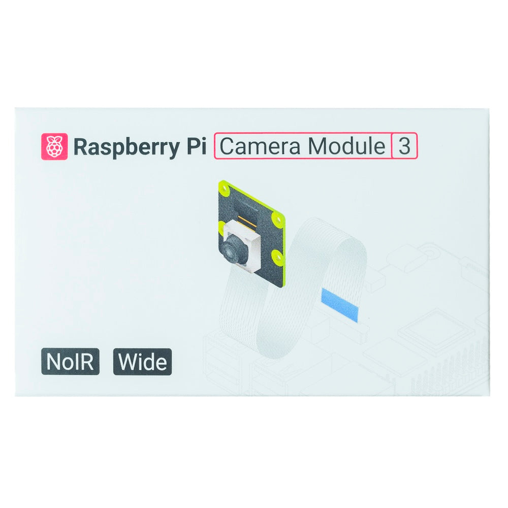 Cámara Raspberry Pi Noir V3 12MP - Gran Angular