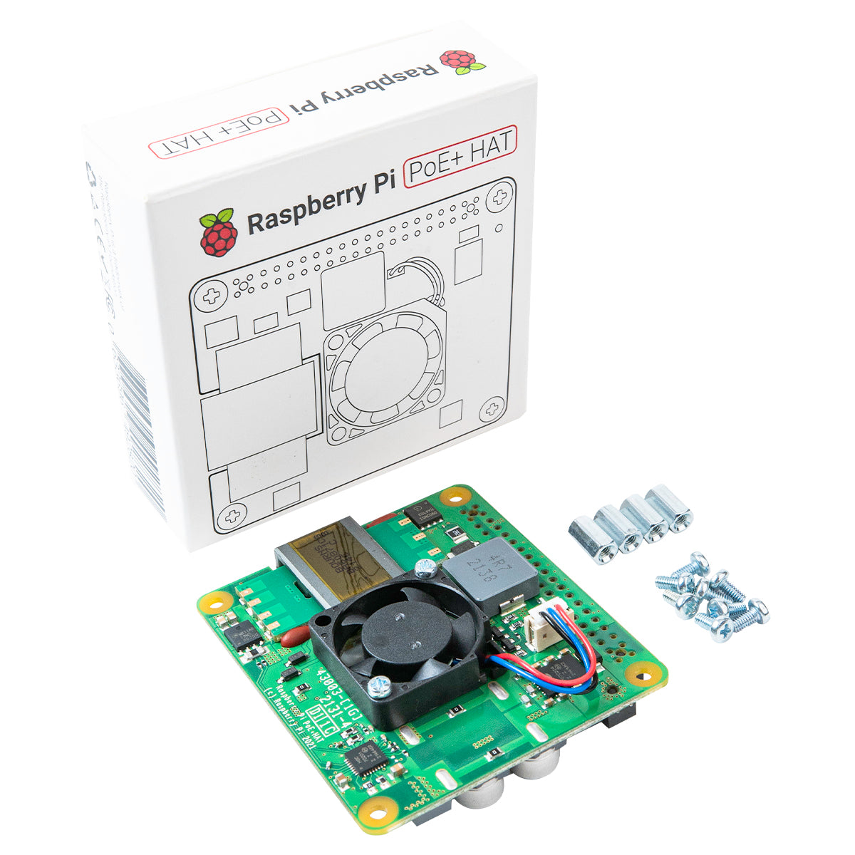 Módulo Raspberry Pi PoE+ HAT Oficial
