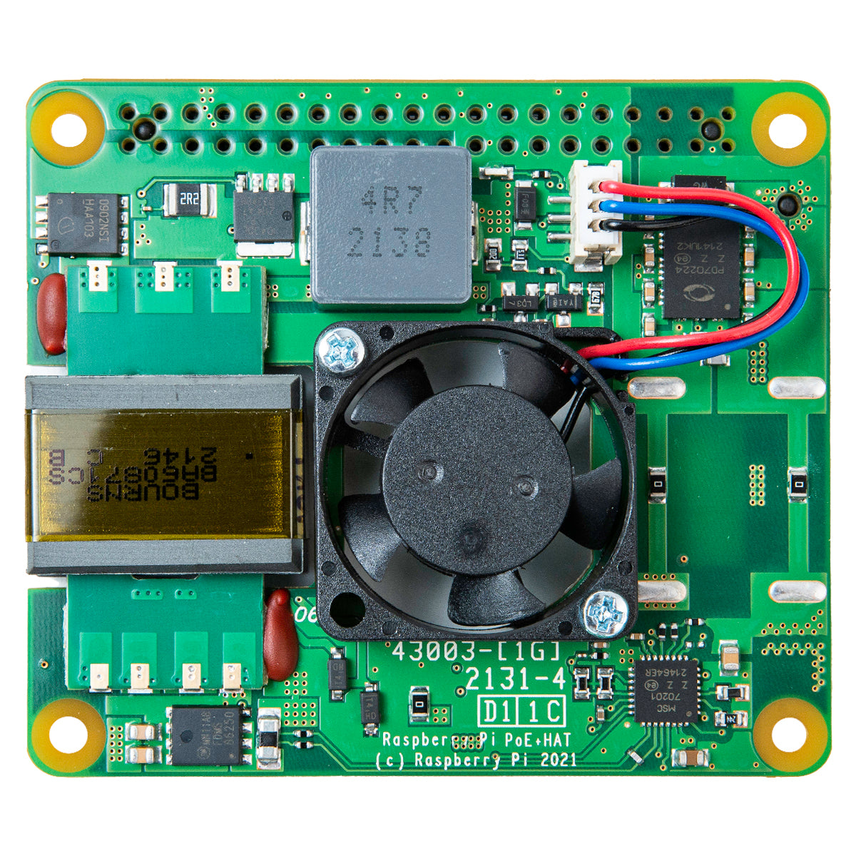 Módulo Raspberry Pi PoE+ HAT Oficial