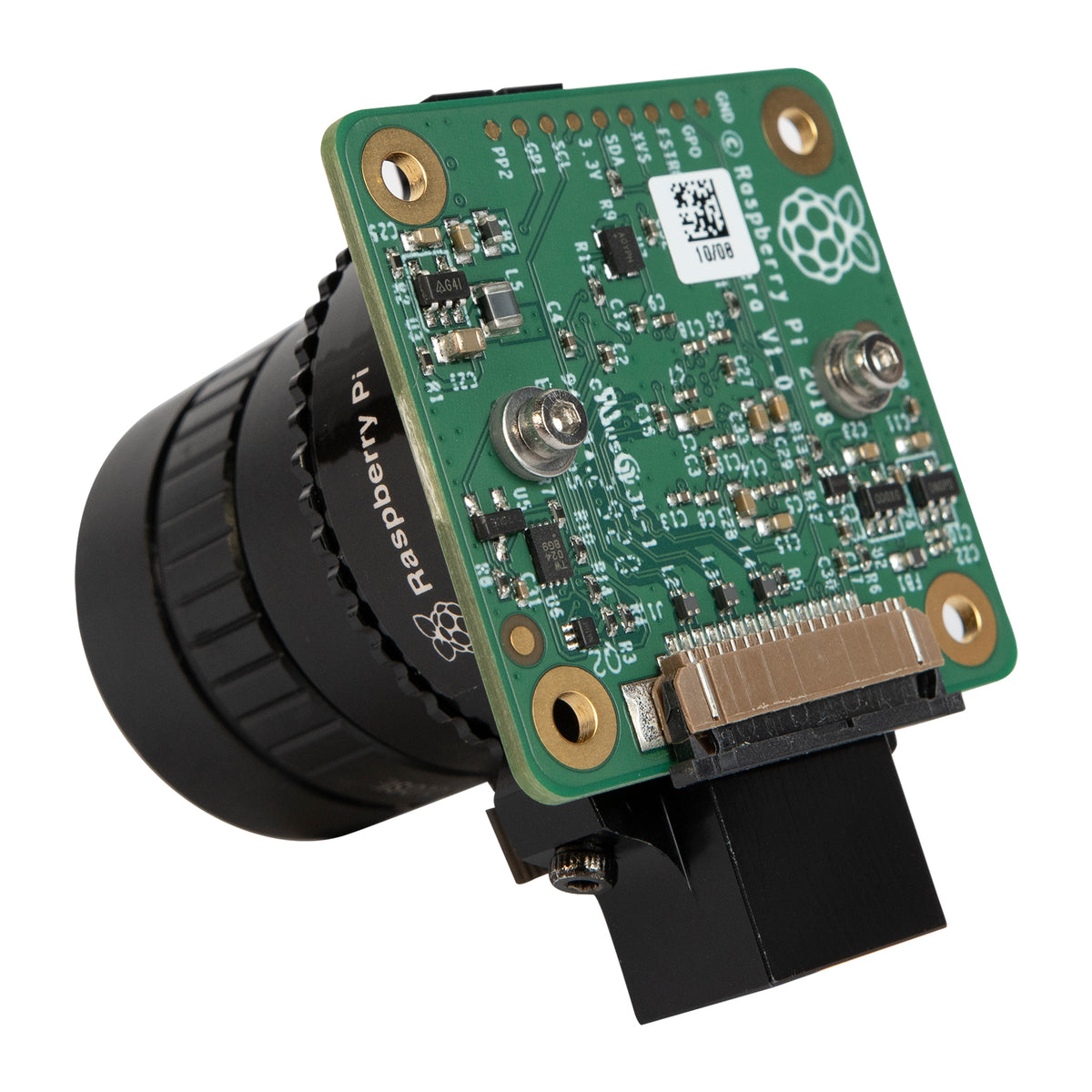 Kit Camara Raspberry 12.3mp HQ Lente Gran Angular