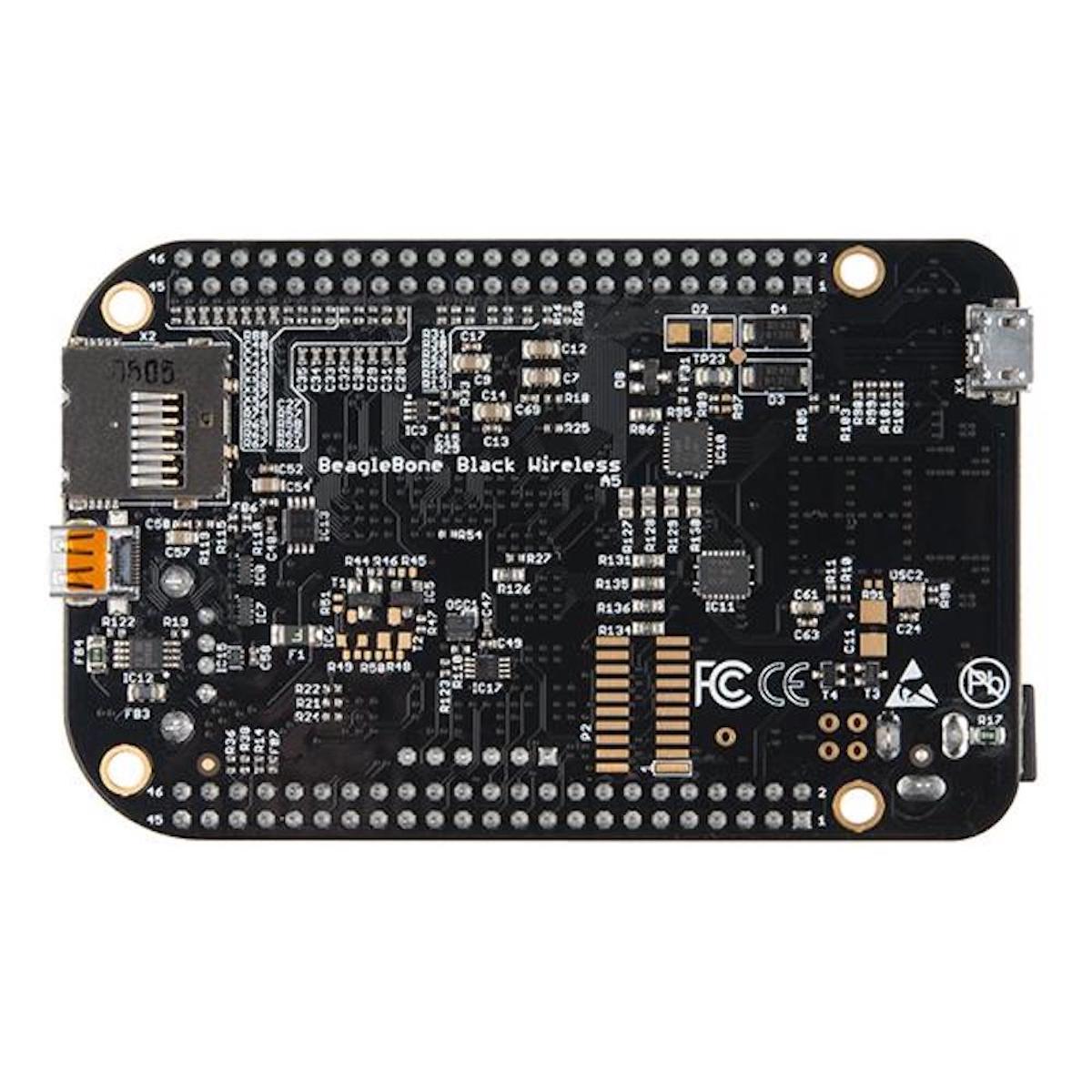 BeagleBone Black Wireless board with microcontroladores and módulos for electrónica projects compatible with arduino and. - BeagleBone Black Wireless - Microbot México - Default Title