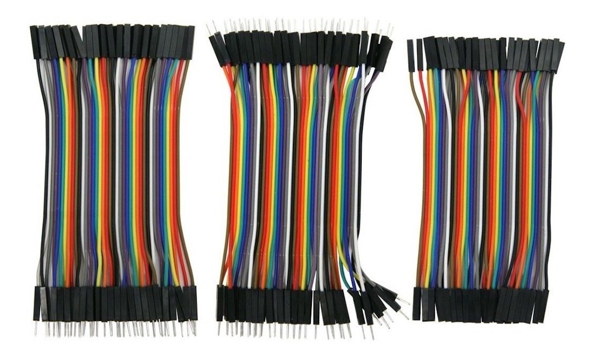 Cable Dupont Jumper 10cm 120 piezas.