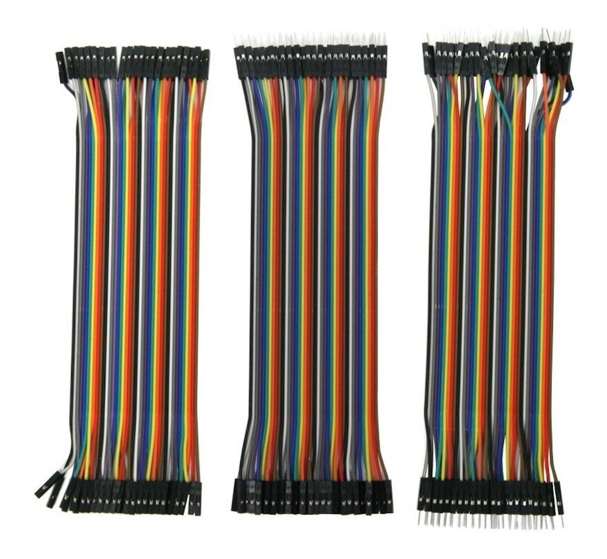 Cable Dupont Jumper 20cm 120 piezas.