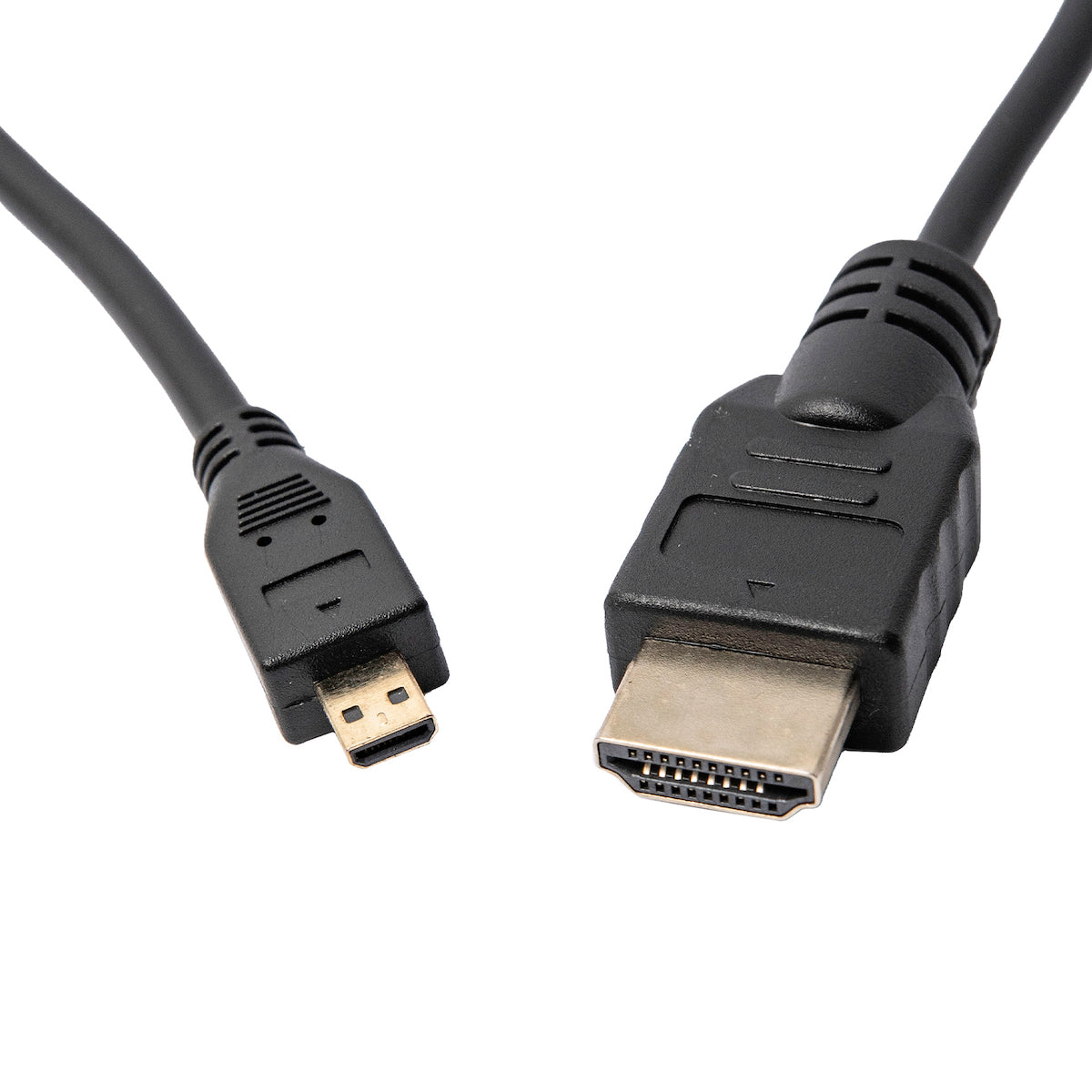 Black cable with Micro HDMI and HDMI connectors for electrónica, Raspberry Pi, Arduino, sensores, módulos, and. - Cable Micro Hdmi a Hdmi Raspberry Pi 4 - Microbot México - Default Title