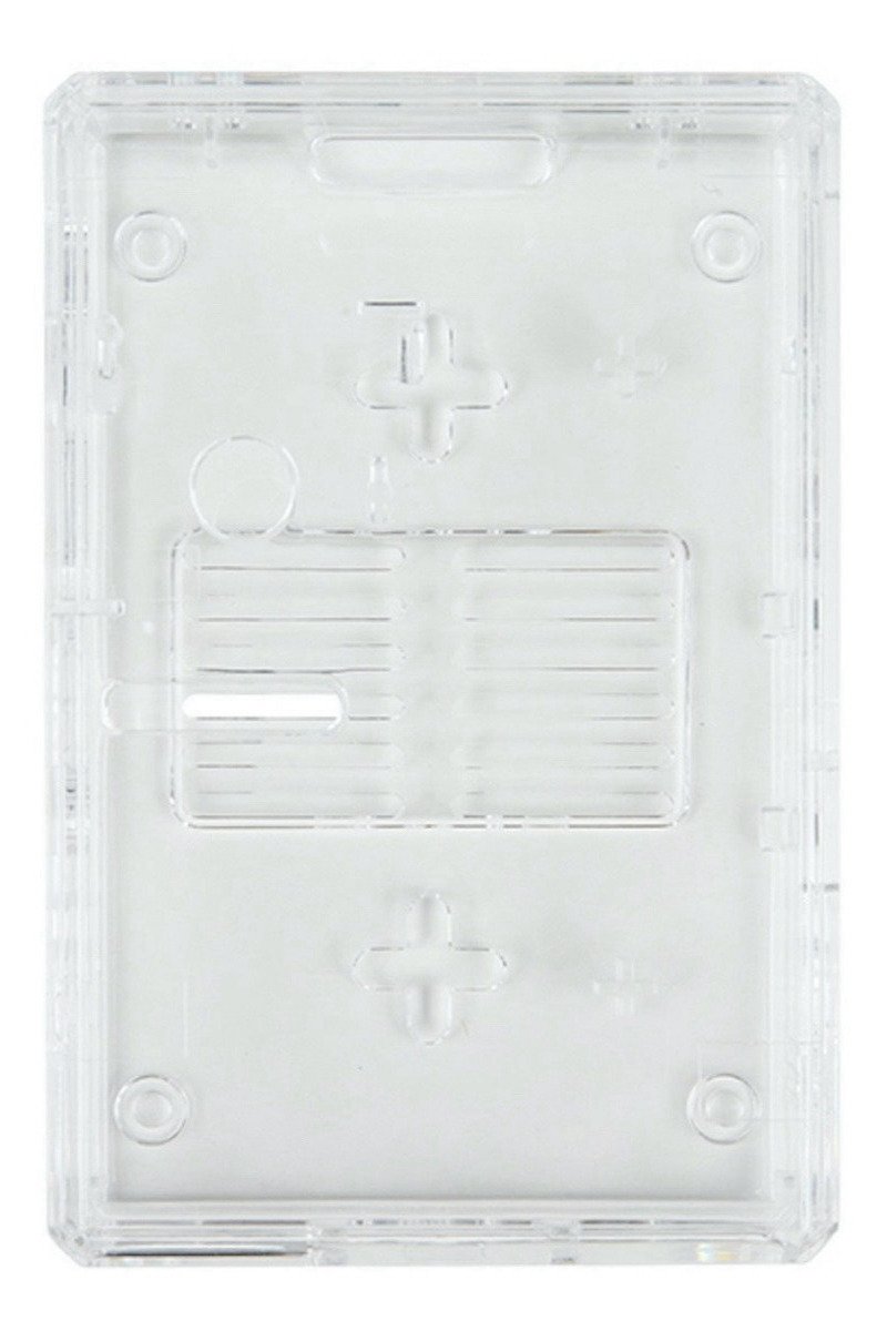 Transparent plastic case for Raspberry Pi 3B camera with ventilation, designed for electrónica componentes and. - Carcasa Soporte Cámara Raspberry Pi 3B - Microbot México - Default Title