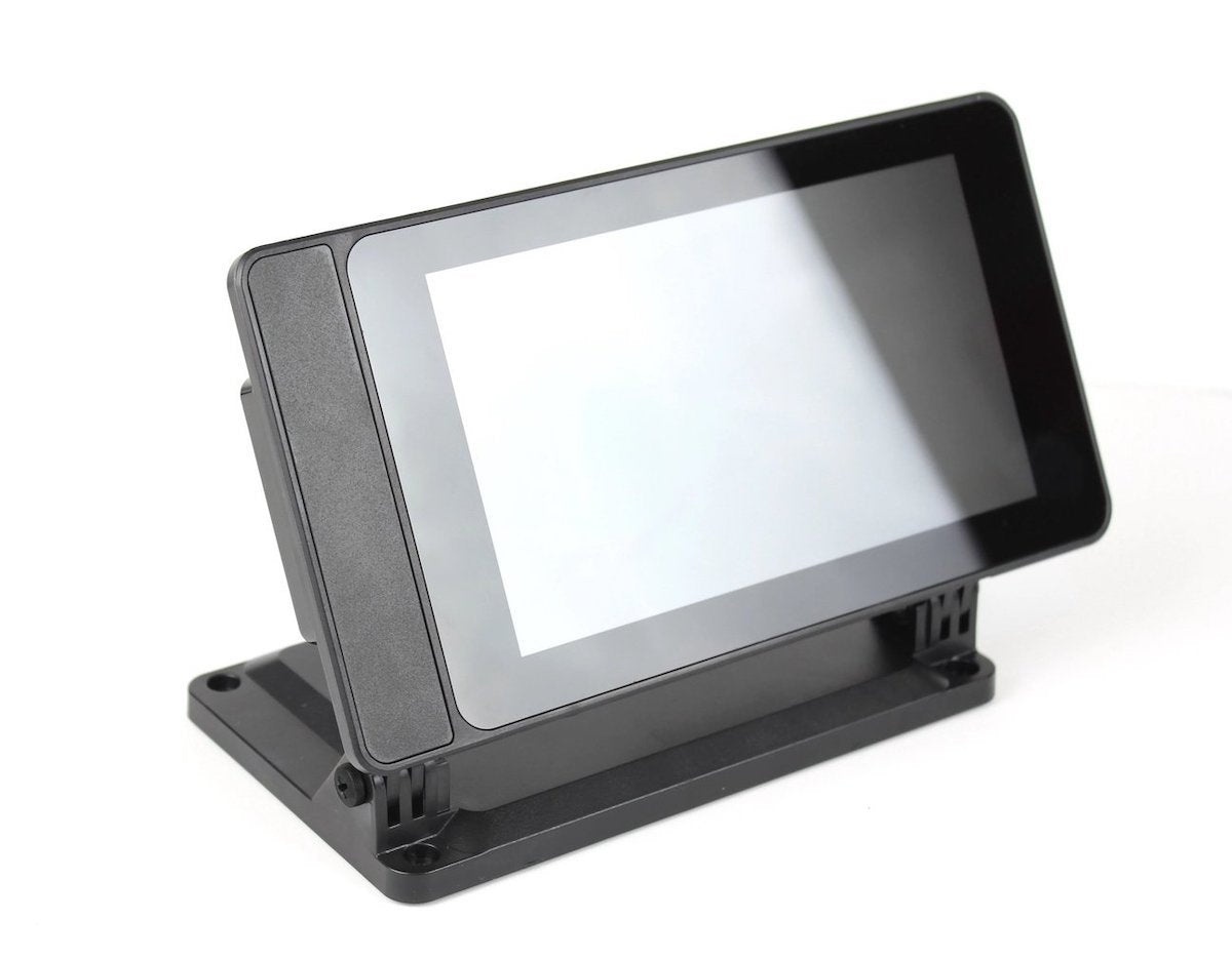 Black SmartiPi Touch 2 case with touchscreen display for Raspberry Pi microcontroladores and módulos, ideal for electrónica. - Carcasa SmartiPi Touch 2 - Microbot México - Default Title