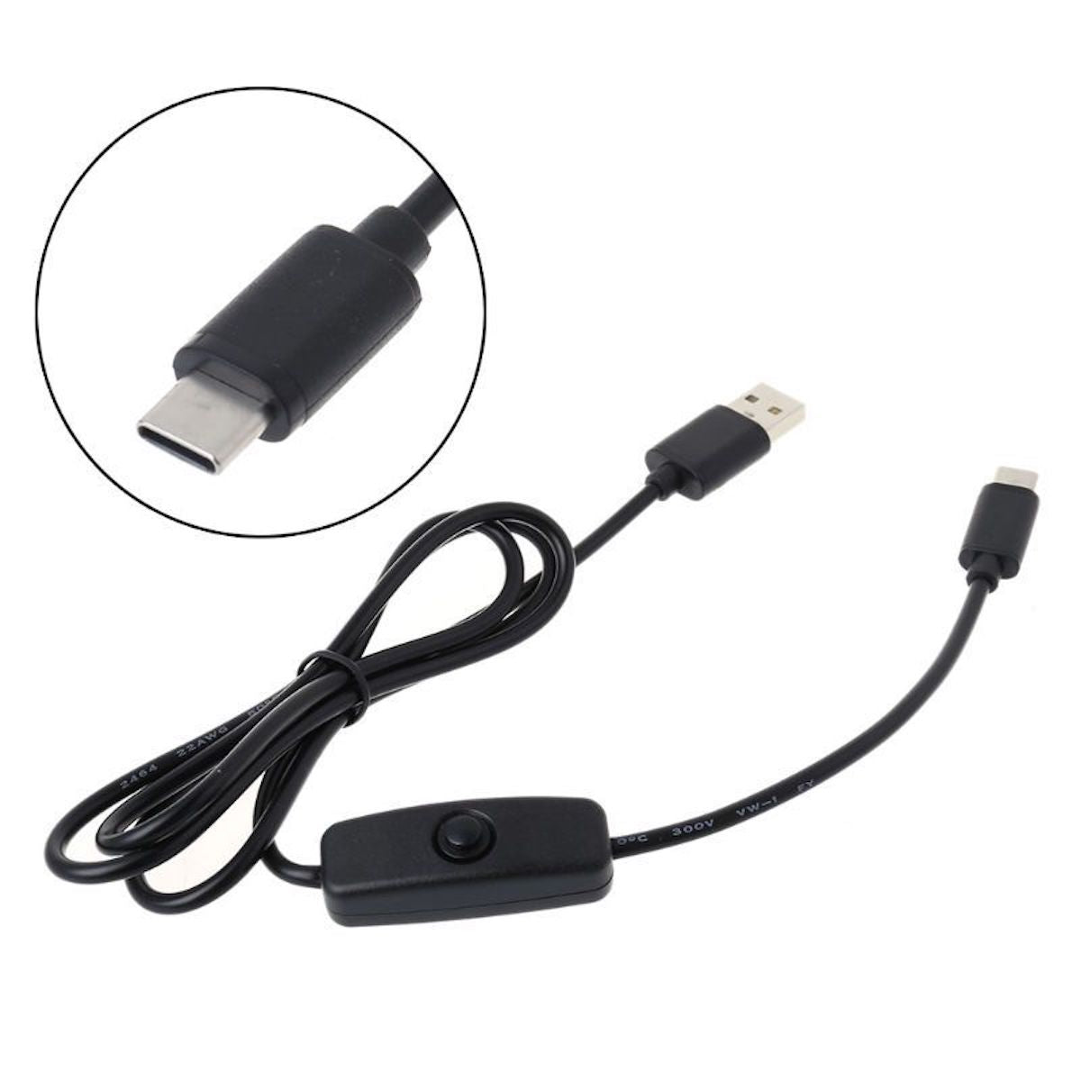 Cable Switch On/Off Usb A - Usb C