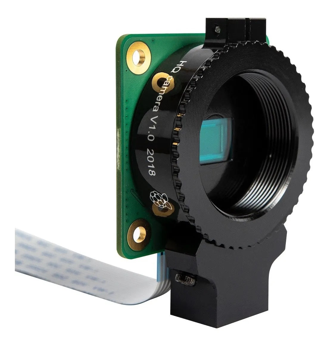 Kit Camara Raspberry 12.3mp HQ lente gran angular Tripie