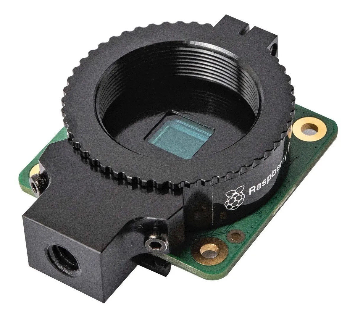 Kit Camara Raspberry 12.3mp HQ lente gran angular Tripie