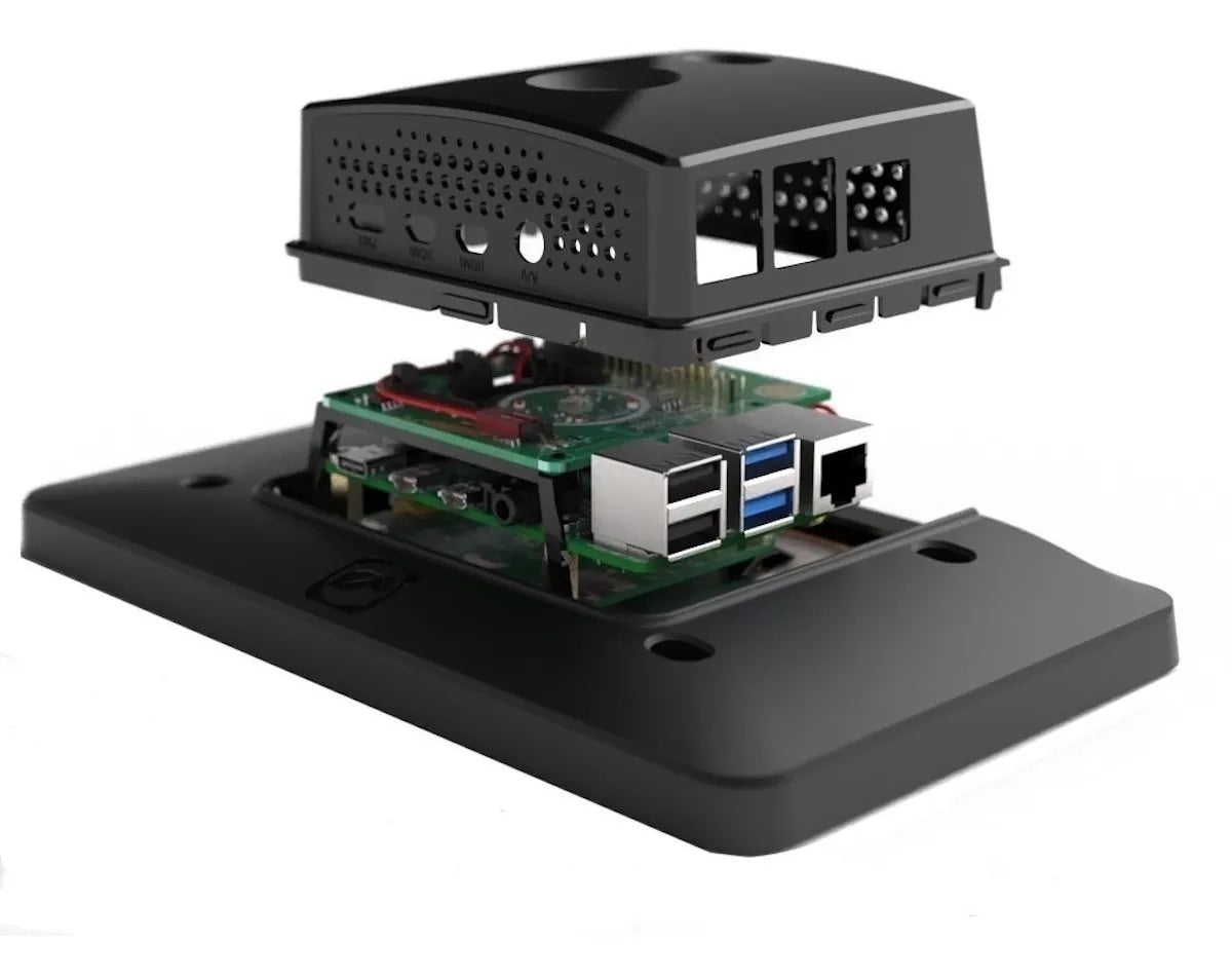 Carcasa Raspberry Pi 4 Pantalla 7" Oficial Switch Ventilador