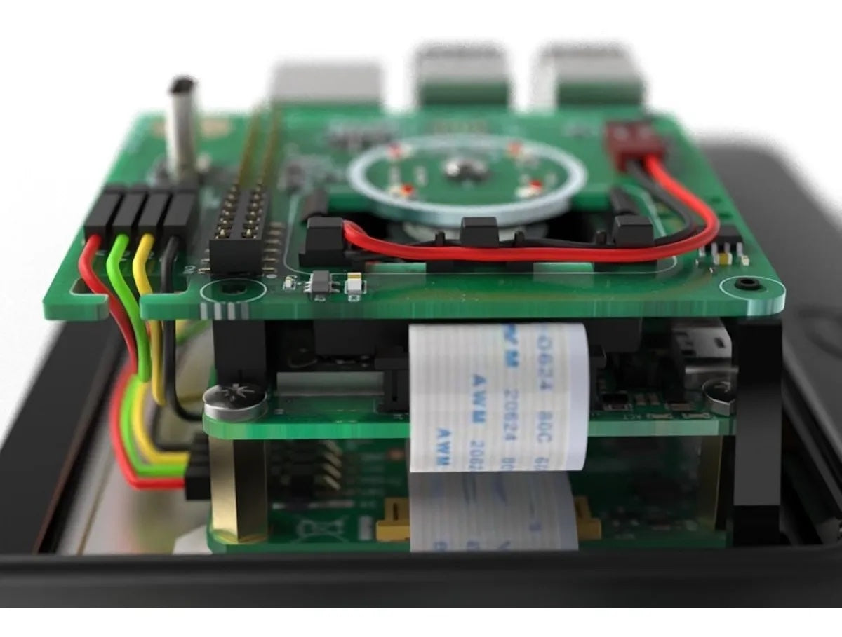 Carcasa Raspberry Pi 4 Pantalla 7" Oficial Switch Ventilador