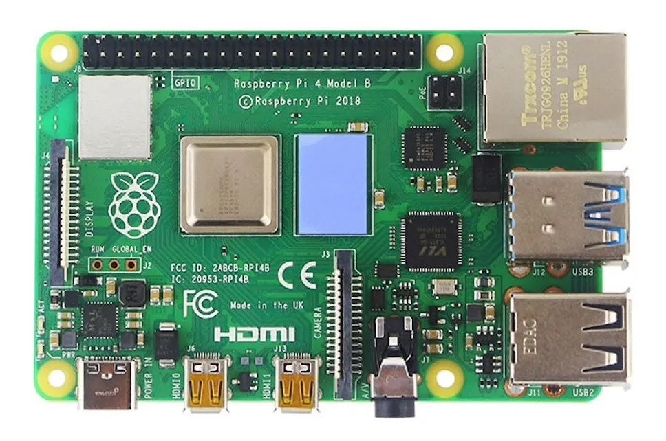 Ventilador Doble Raspberry Pi 4 Disipador Aluminio