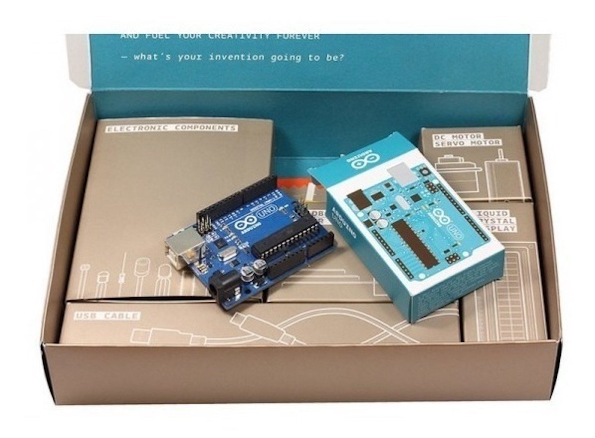 Arduino Starter Kit Español with electrónica components including Arduino board, sensores, módulos, and microcontroladores. - Arduino Starter Kit Español - Microbot México - Default Title