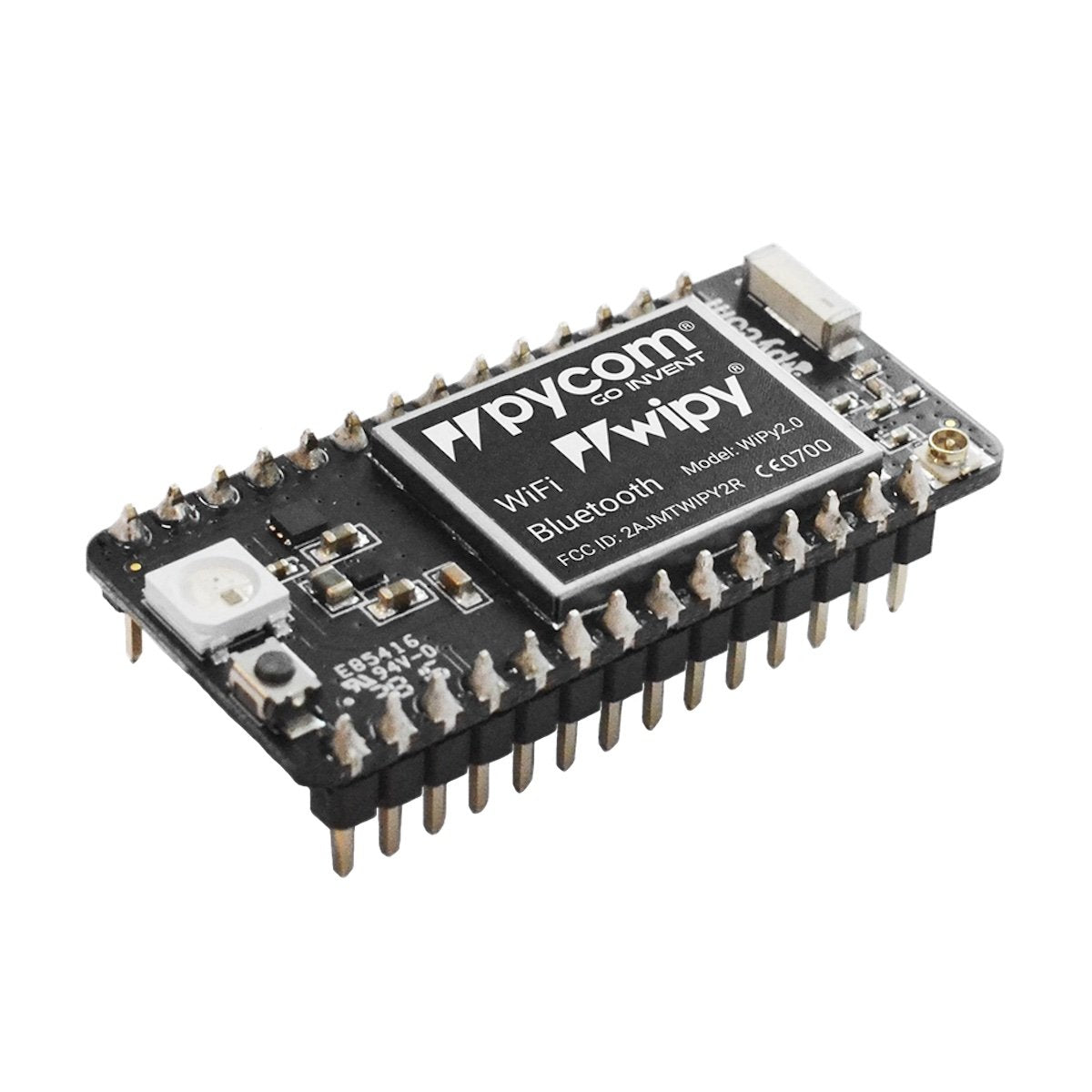 WiPy 3.0 microcontroller module with pins, Bluetooth, and electronic componentes for Arduino and Raspberry Pi proyectos with . - WiPy 3.0 - Microbot México - Default Title