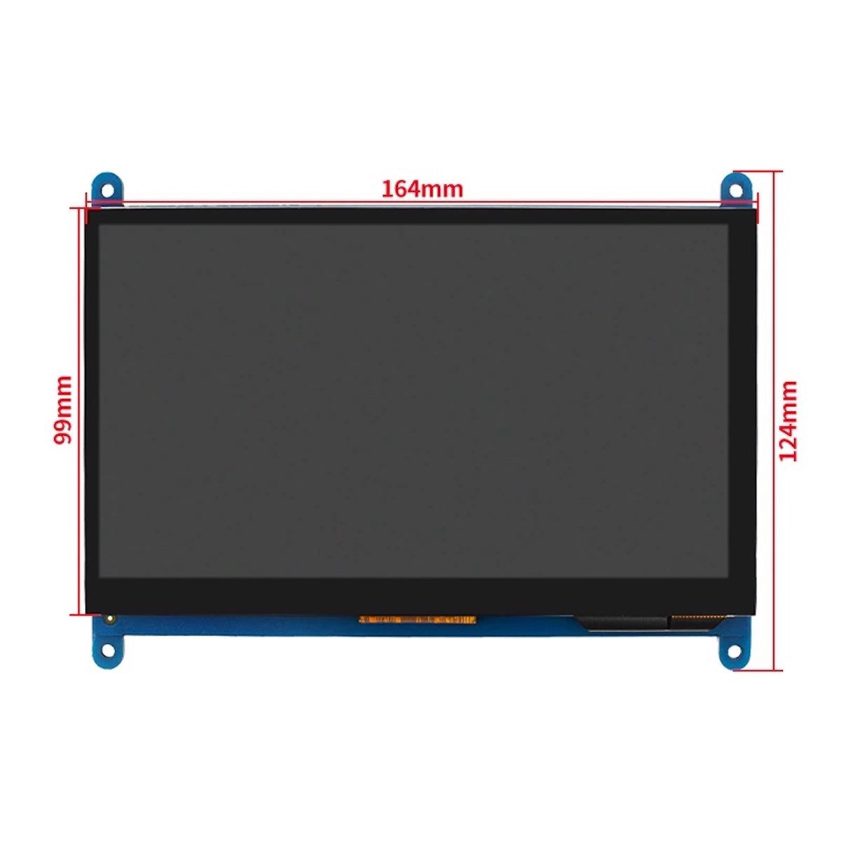 Pantalla Touch Raspberry Pi 7 Pulgadas HDMI 1024x600