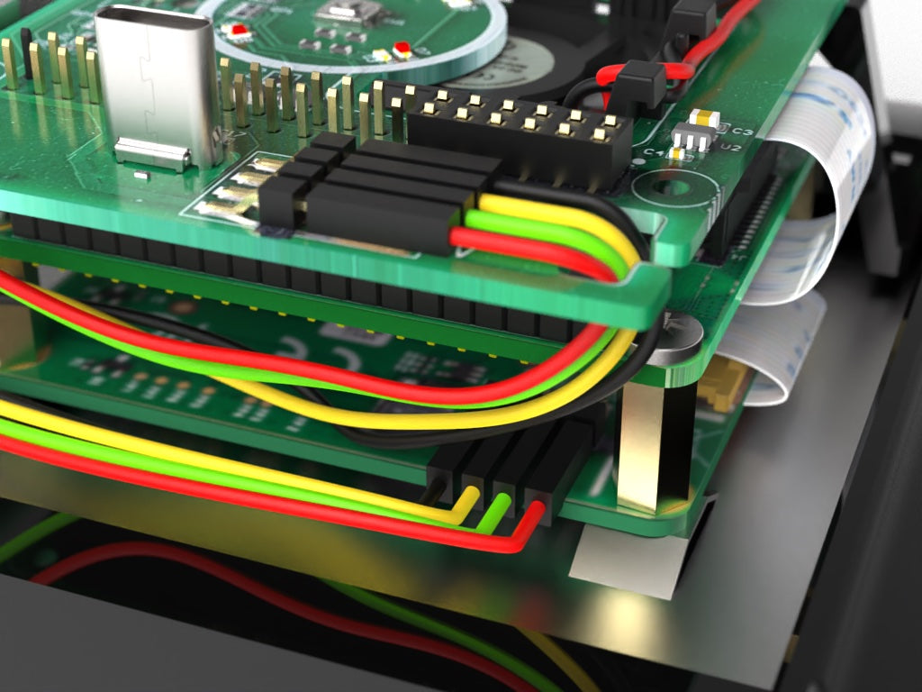 Carcasa Raspberry Pi 4 Pantalla 7" Oficial Switch Ventilador