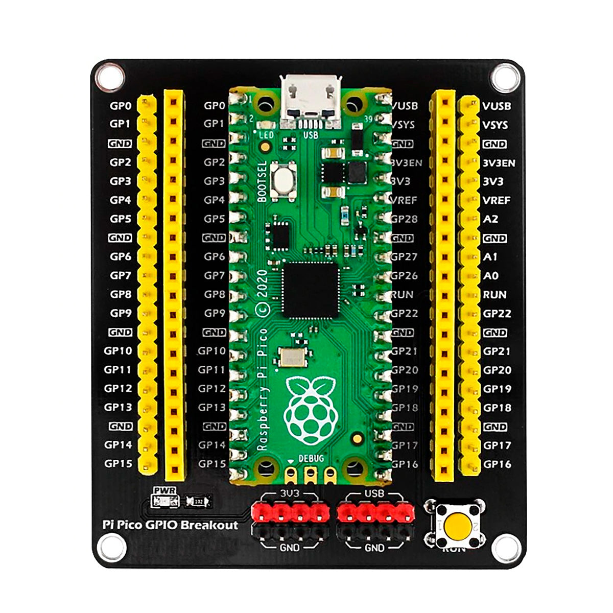 Tarjeta de Expansión Raspberry Pi Pico GPIO