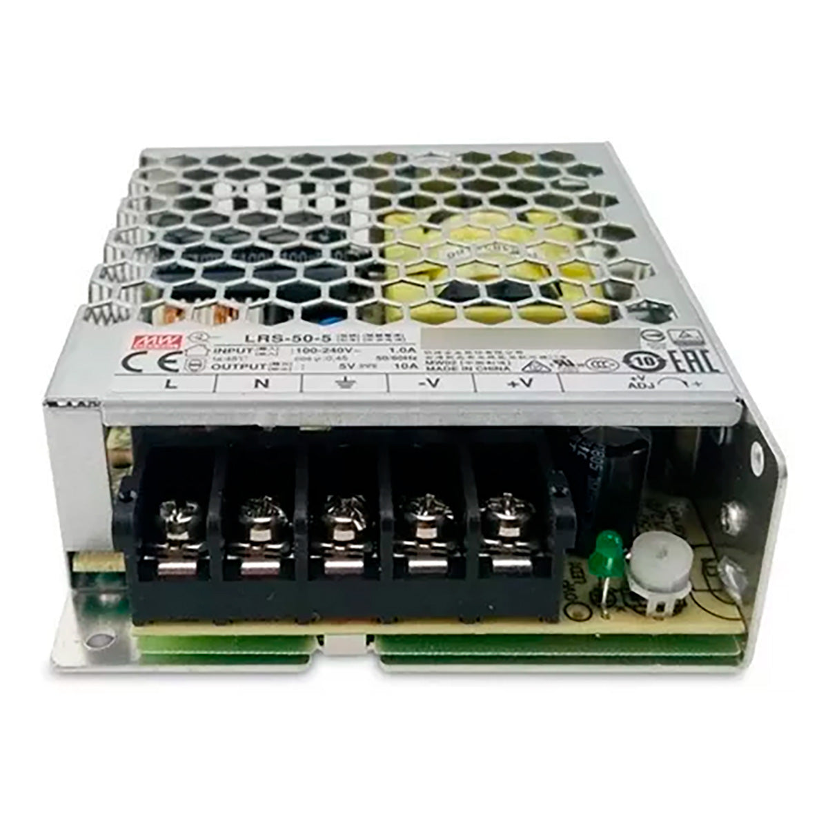 Fuente 5v 10a 50w Conmutada Industrial MEAN WELL