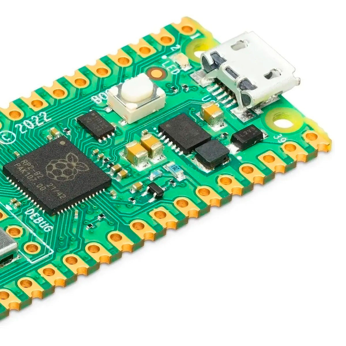 Kit Raspberry Pi Pico W Headers Cable microUSB