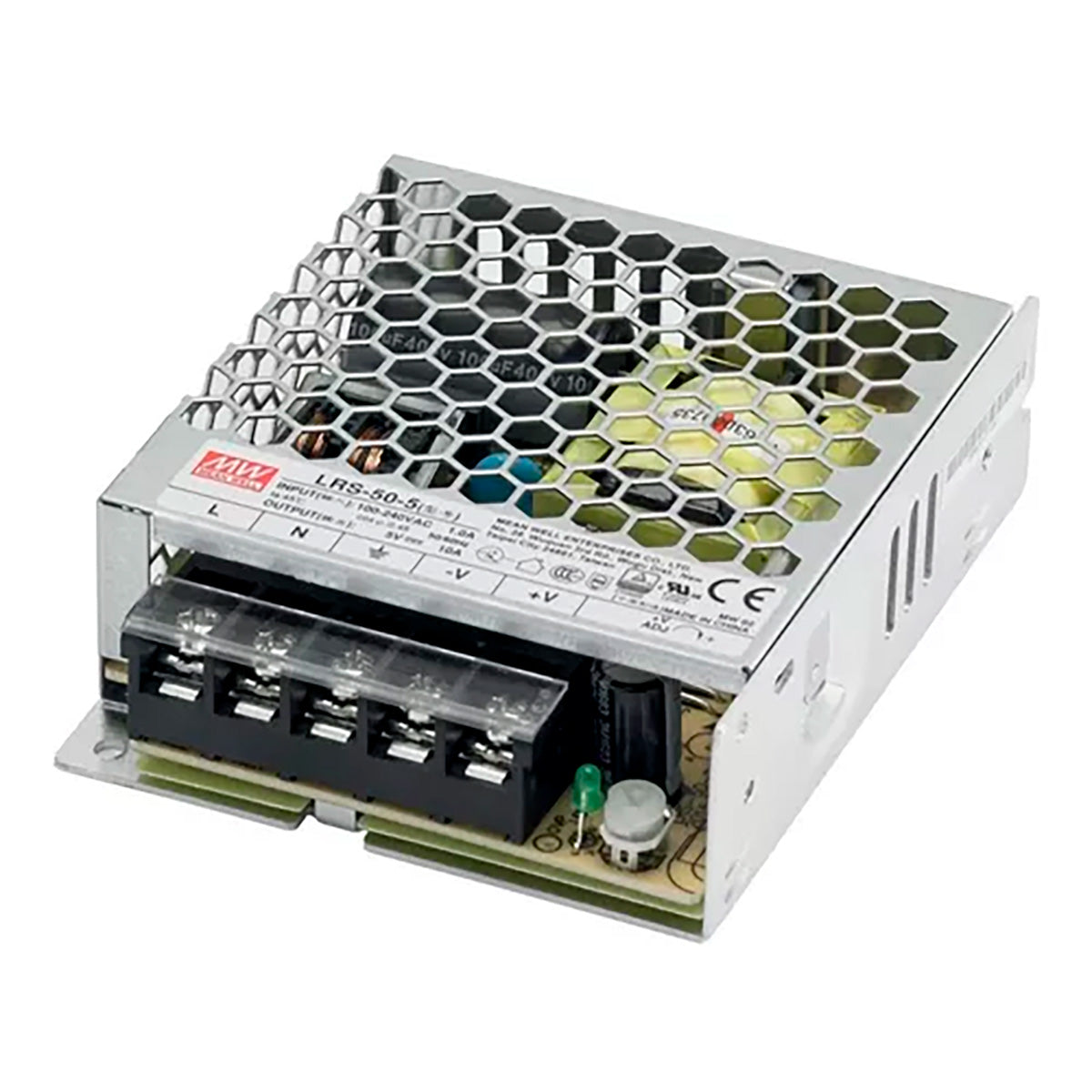 Fuente 5v 10a 50w Conmutada Industrial MEAN WELL