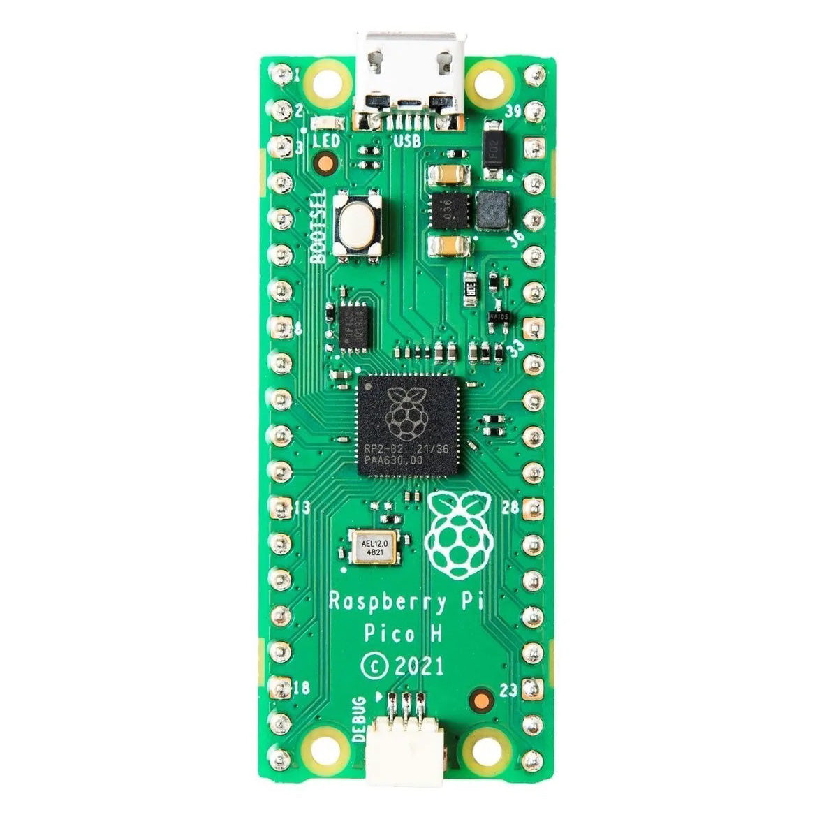 Kit Raspberry Pi Pico H Cable Usb Oficial