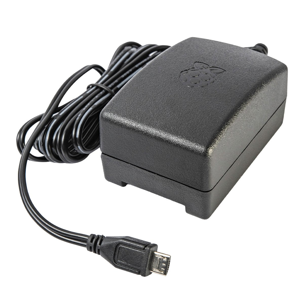 Black 5V 2.5A microUSB power supply adapter for electrónica, módulos, sensors, Arduino, Raspberry Pi projects. - Fuente microUSB 5V 2.5A Oficial - Microbot México - Default Title