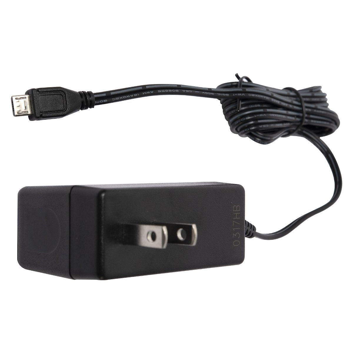Black microUSB 5V 2.5A power adapter with cable, for electrónica, arduino, raspberry pi, sensores, módulos,. - Eliminador microUSB 5V 2.5A Oficial - Microbot México - Default Title