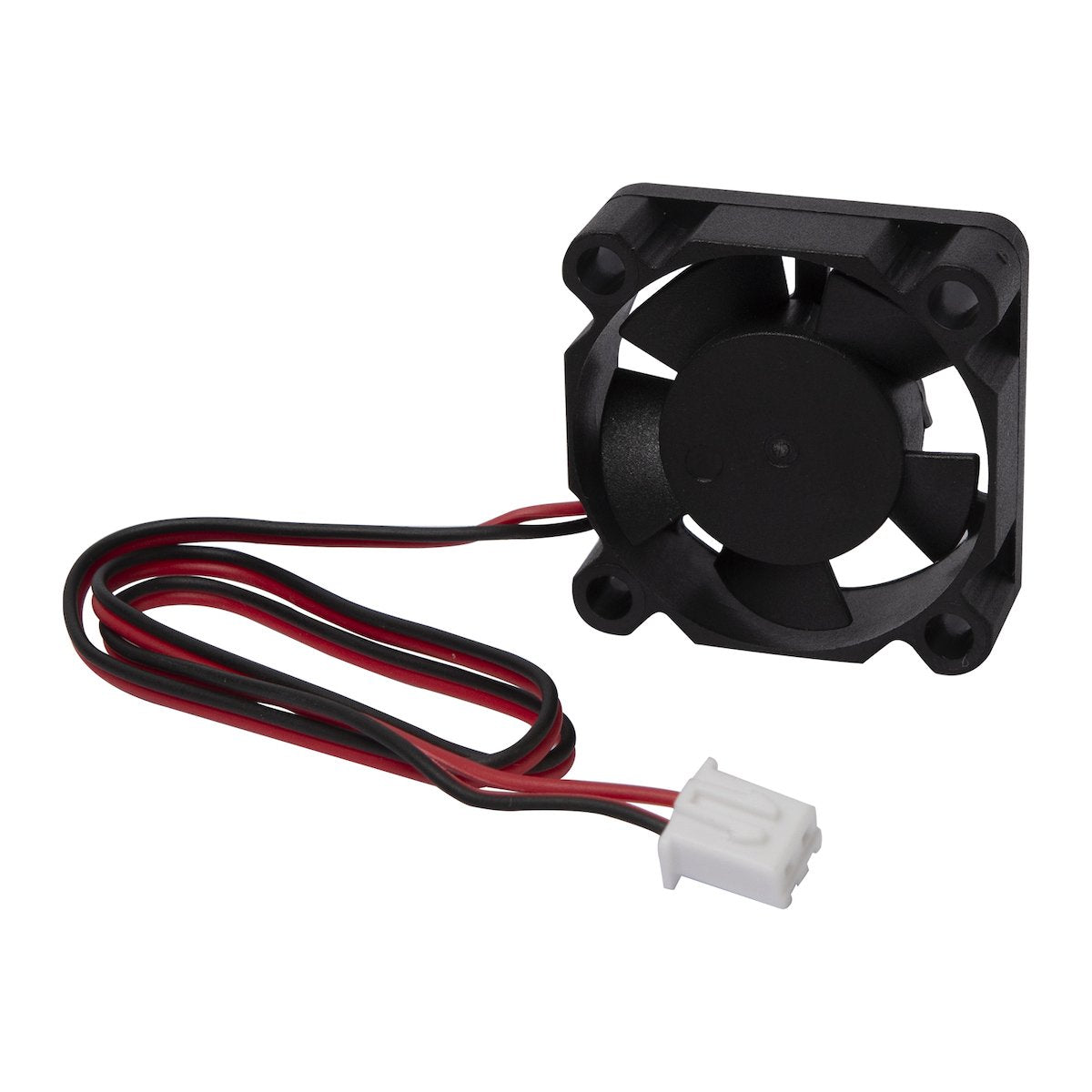 Black 30x30x10mm 5V cooling fan with red and black wires, connector for electrónica, arduino, raspberry pi, módulos,. - Ventilador 5V 30X30X10MM - Microbot México - Default Title