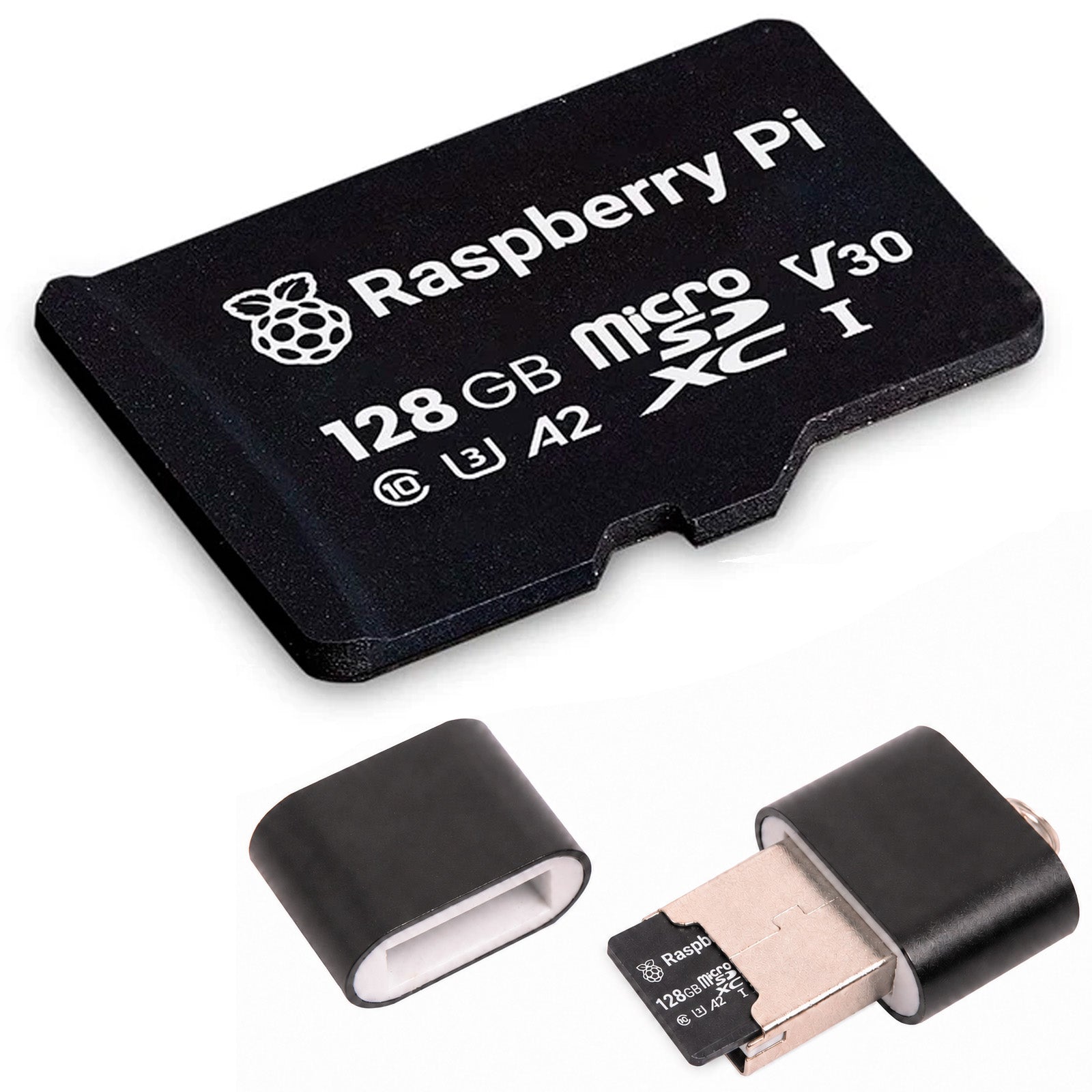 Micro SD Oficial Raspberry Pi Clase 10 A2 V30 (con Raspberry Pi OS)