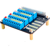 HAT de Borneras Atornillables GPIO para Raspberry Pi con LEDs
