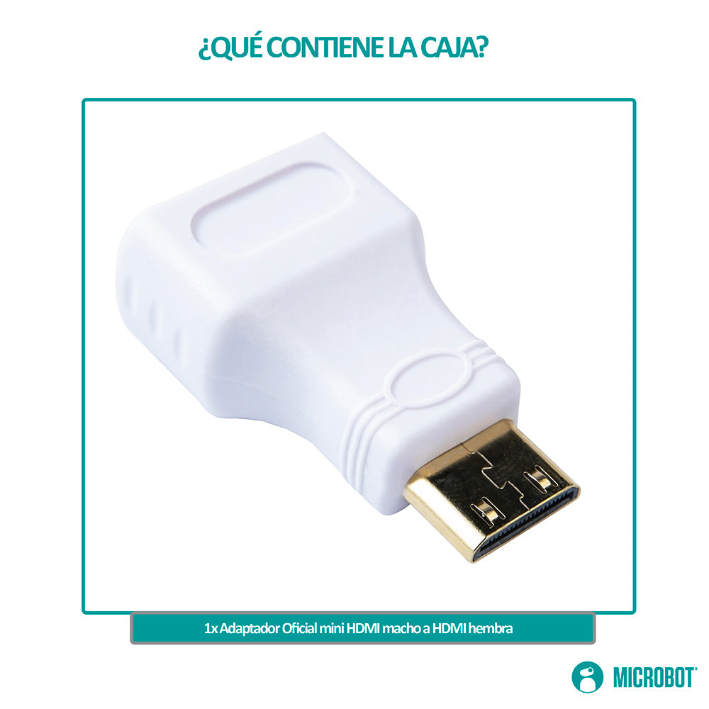 Adaptador Mini Hdmi A Hdmi Oficial Raspberry Pi Zero 2 W