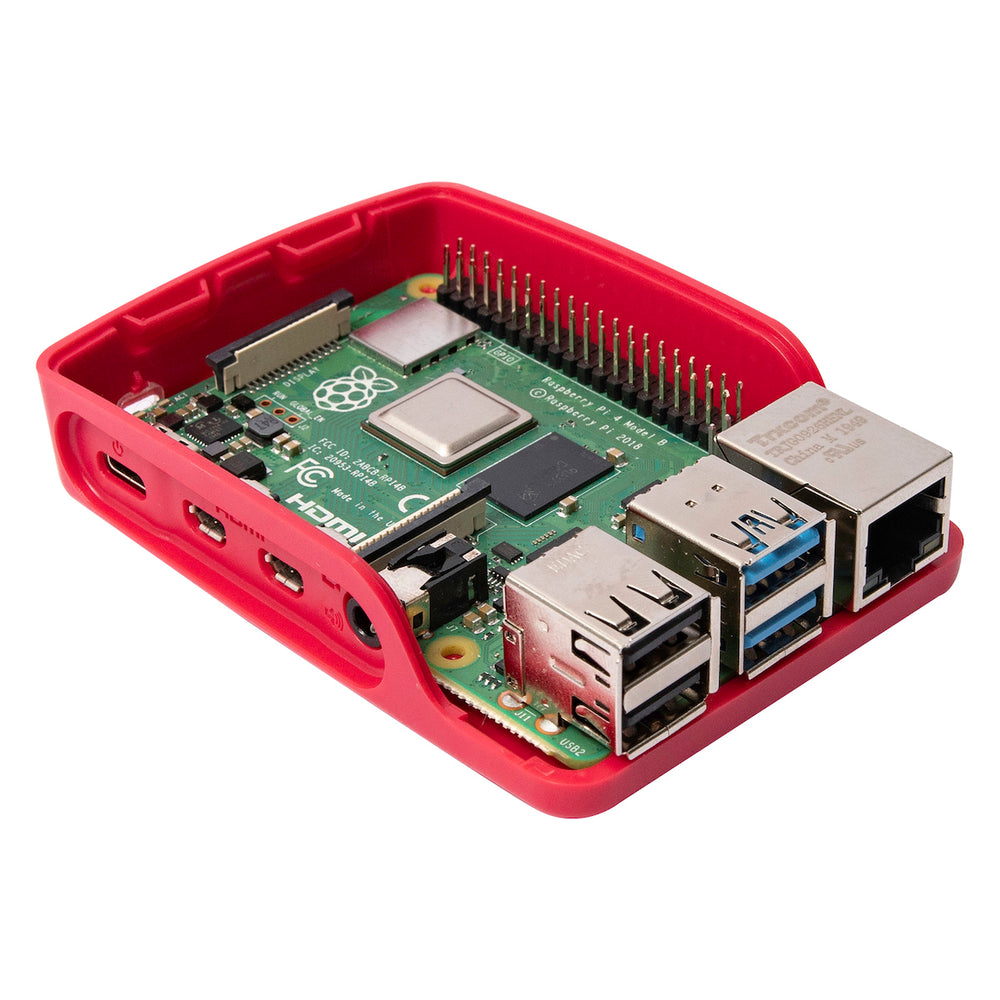 Carcasa Oficial Raspberry Pi 4 – Microbot México