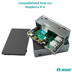 Carcasa Aluminio FLIRC para Raspberry Pi 4 Disipador Pasivo