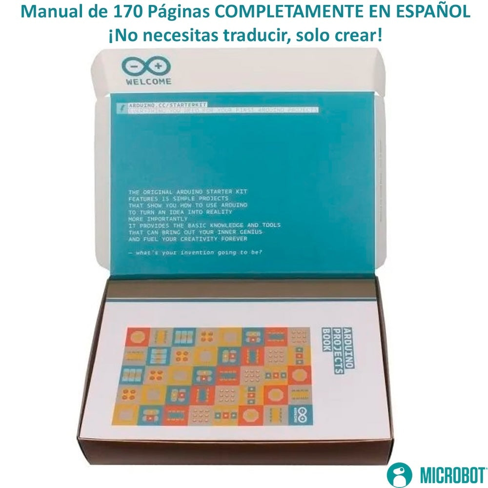 Kit Arduino Starter Original - Edición Español (K030007)