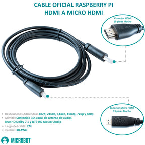 Kit Raspberry Pi 5 8GB 128GB Expansión por Ensamblar — Carcasa Aluminio HAT+ (45W)