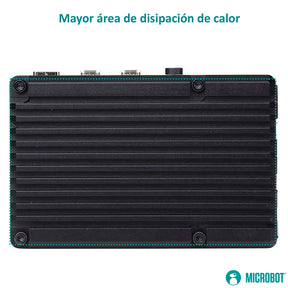 Carcasa Aluminio Raspberry Pi 4 B Disipación Doble Ventilador