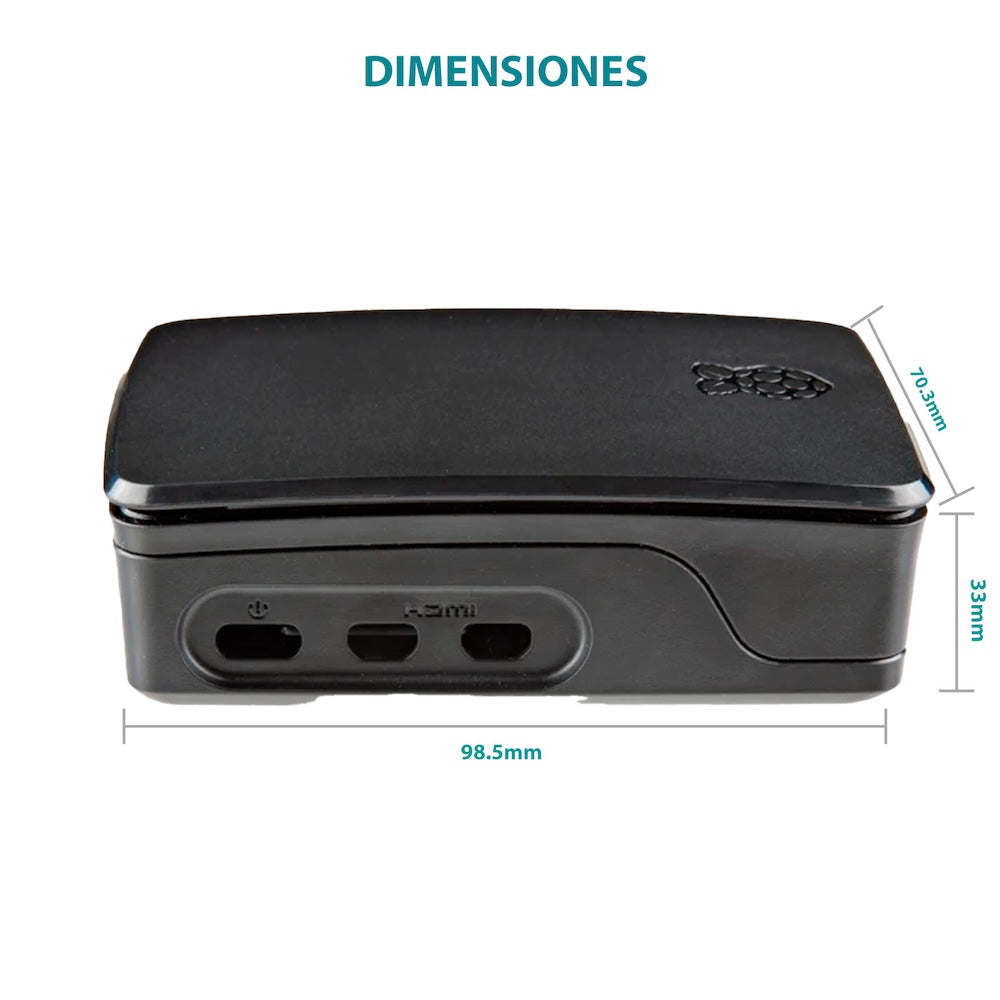 Carcasa Oficial Raspberry Pi 5 (Case) con Ventilador PWM