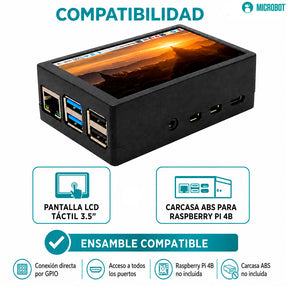 Pantalla Táctil 3.5 Pulgadas SPI Resistiva Raspberry Pi