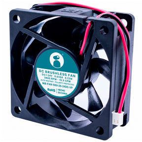 Ventilador Axial 60x60x25mm 24V DC para Gabinete Industrial