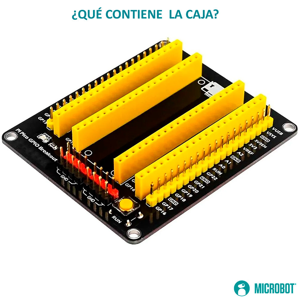 Tarjeta de Expansión GPIO Terminales Raspberry Pi Pico