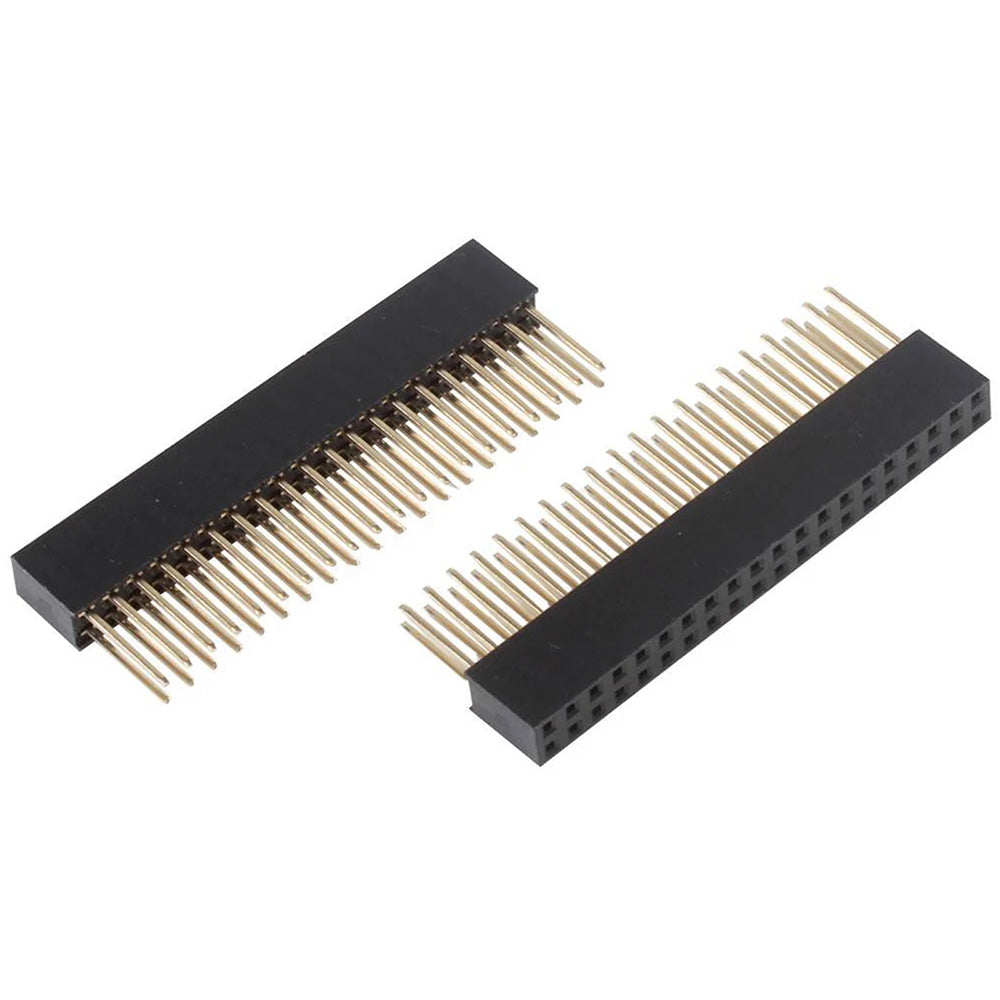 Header Hembra Apilable 2×20 Perfil Alto para Raspberry Pi