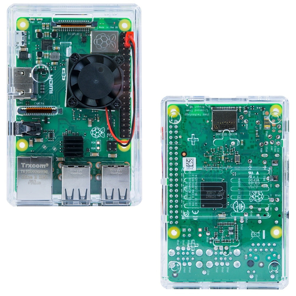 Kit Raspberry Pi 3 B+ - Serie Esencial (Fuente, Case, Ventilador)