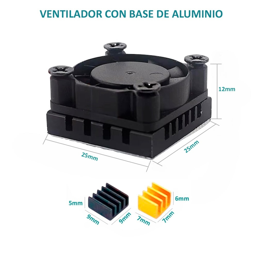 Kit Raspberry Pi 3 B+ - Serie Esencial (Fuente, Case, Ventilador)