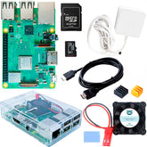 Raspberry Pi 3 B+ Starter Kit - Serie Standard (SD 64GB, Fuente Oficial 2.5A y Case)